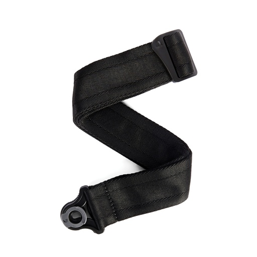 [50BAL00] D'Addario Auto Lock Guitar Strap, Black