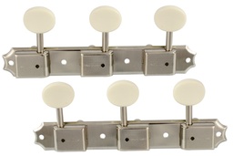 [TK-0700-001] Allparts TK-0700 Vintage-style Deluxe 3x3 Strip Keys, Nickel