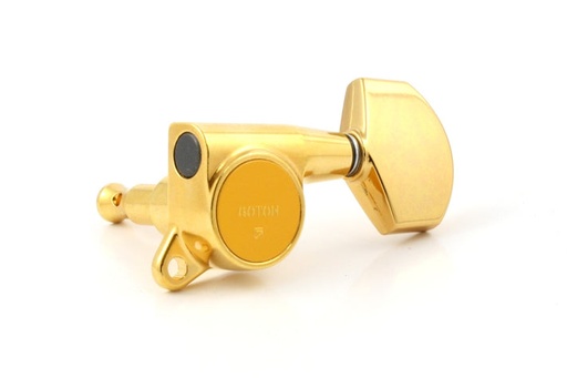 [TK-0963-002] Allparts TK-0963 Gotoh SG381 3x3 Mini Keys with Large Buttons, Gold