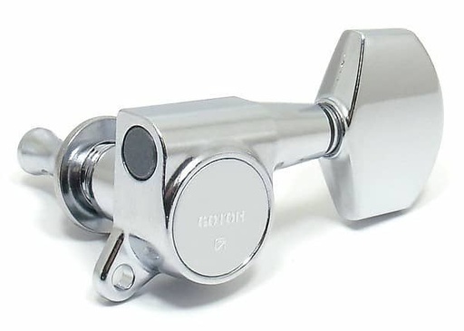 [TK-0963-010] Allparts TK-0963 Gotoh SG381 3x3 Mini Keys with Large Buttons, Chrome
