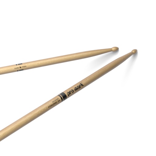 [TX5AW] ProMark Classic Forward 5A Hickory Drumstick, Oval Wood Tip