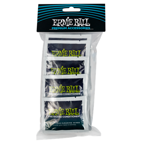[P04247] Ernie Ball Wonder Wipes Fretboard Conditioner 20 Pack  