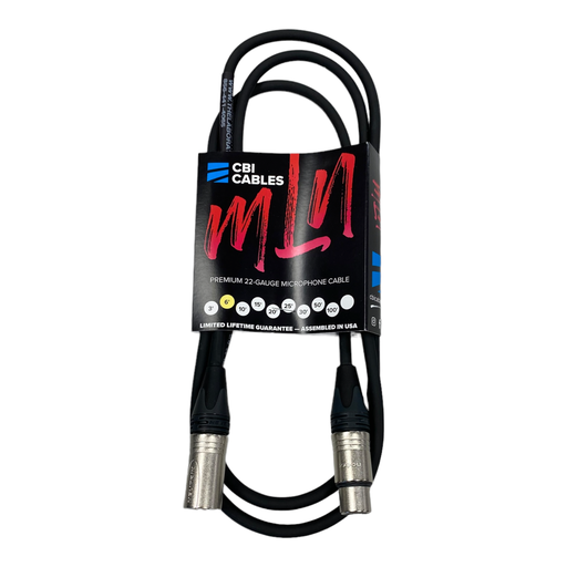 [P-MLN-6] CBI MLN Performer Microphone Cable, 6 Feet