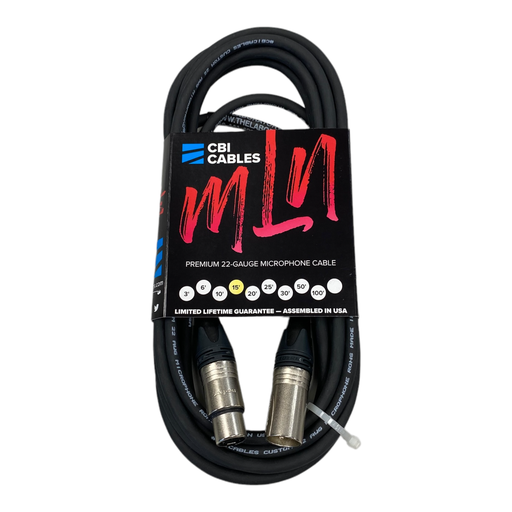 [P-MLN-15] CBI MLN Performer Microphone Cable, 15 Feet