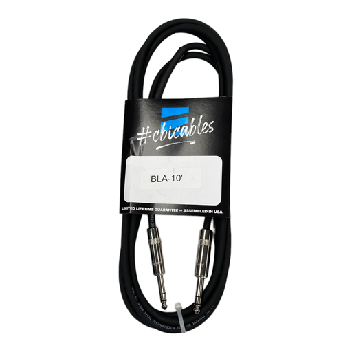 [P-BLA-10] CBI Balanced Line Cable, 1/4" TRS to 1/4" TRS, 10 Feet