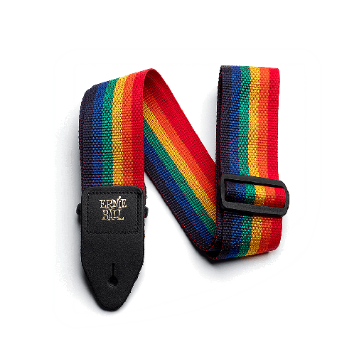 [P04044] Ernie Ball Rainbow Polypro Guitar Strap  