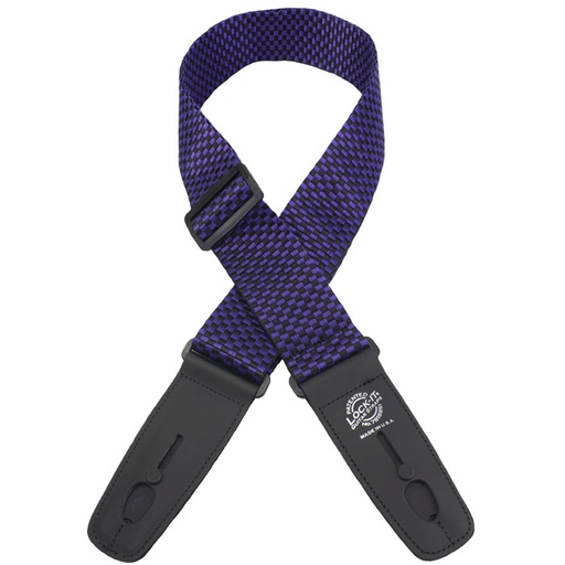 [LIS-010P2-PRCHK] Lock-It 2" Gig Series Strap, Purple Checker