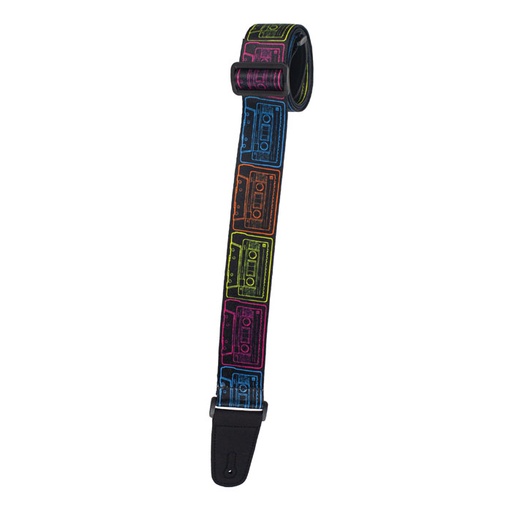 [HSUB2-61] Henry Heller 2" Artist Series Strap, Cassette Tapes
