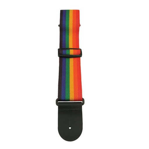[HPOL-RBW] Henry Heller 2" Polypro Guitar Strap, Rainbow
