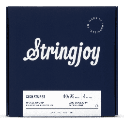 [SJ-BA4095LS] Stringjoy Extra Light Gauge (40-95) 4 String Long Scale Nickel Wound Bass Guitar Strings