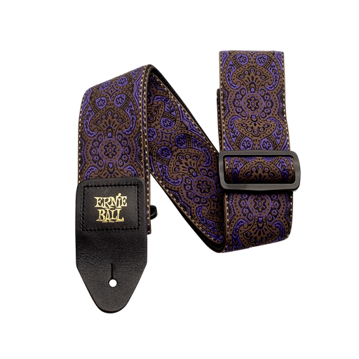 [P04164] Ernie Ball Purple Paisley Jacquard Strap