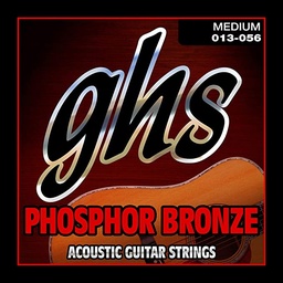 [S335] GHS Phosphor Bronze Acoustic Strings, Medium, 13-56, S335