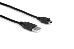 [USB-206AM] Hosa USB-206AM High Speed USB Cable, Type A to Mini-B