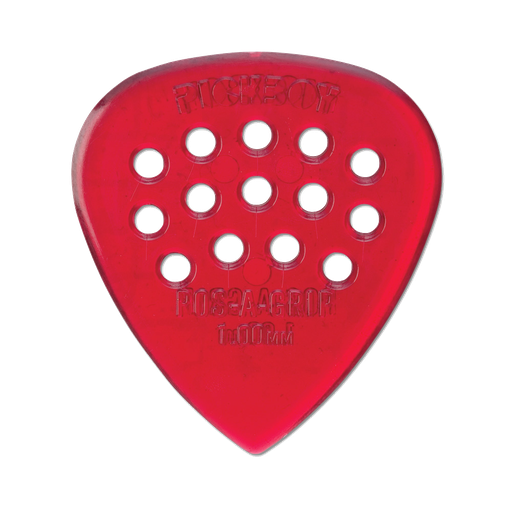 [PB36P100] Pickboy Pos-a-Grip, Red, Polycarbonate, 1.00mm, 10 picks