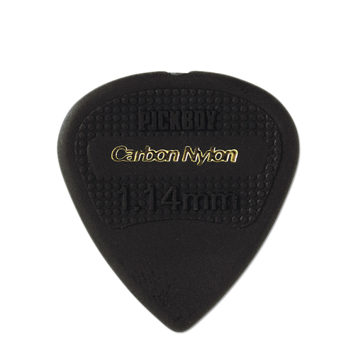 [PB200P114] Pickboy Edge, Sharp Tip, Carbon/Nylon, 1.14mm, Gold, 10 picks
