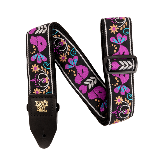 [P05331] Ernie Ball Purple Bird Lupin Jacquard Strap