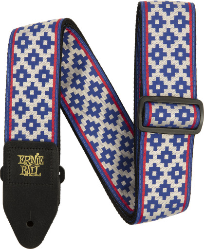 [P05336] Ernie Ball Blue Crux Jacquard Strap