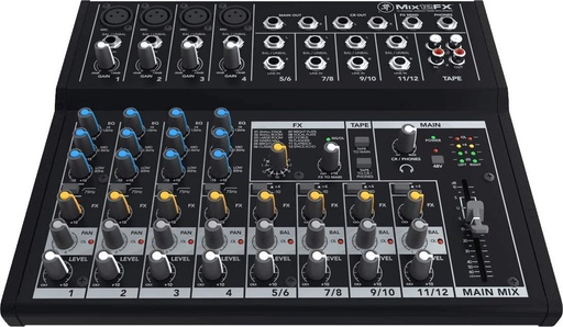 [MIX12FX] Mackie Mix12FX 12-Channel Compact Mixer with Effects
