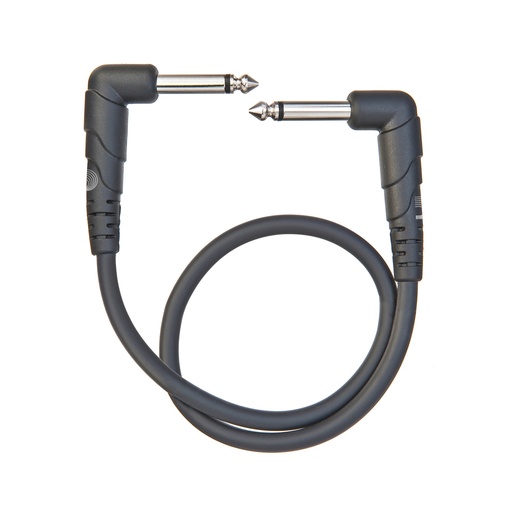 [PW-CGTPRA-01] D'Addario Classic Series Right-Angle Patch Cable, 1 Foot