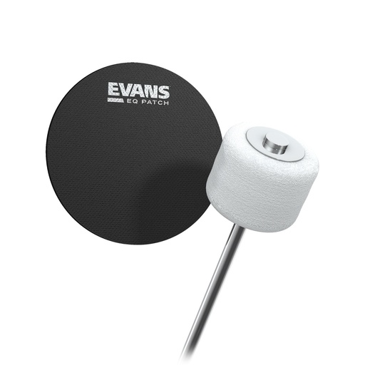 [EQPB1] Evans EQ Single Pedal Patch, Black Nylon