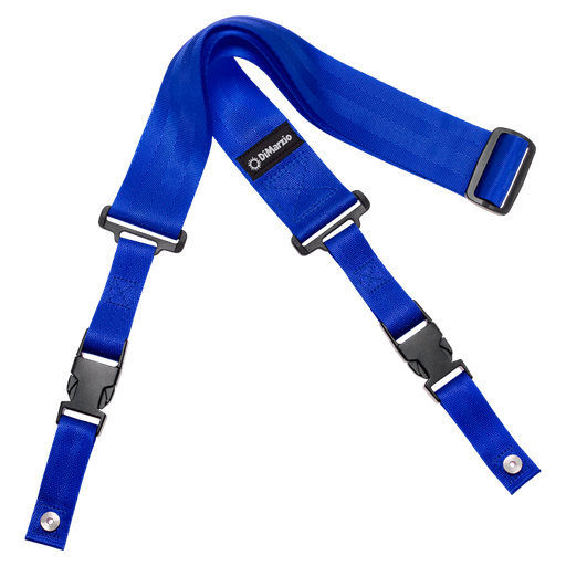 [DD2200BL] DiMarzio 2" Nylon ClipLock Guitar Strap, Blue