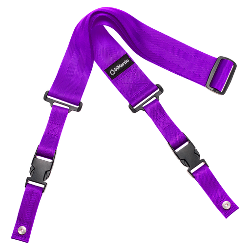 [DD2200V] DiMarzio 2" Nylon ClipLock Guitar Strap, Purple