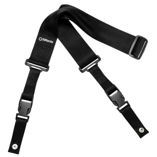 [DD2200BK] DiMarzio 2" Nylon ClipLock Guitar Strap, Black