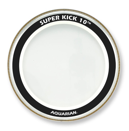 [SK10-22] Aquarian SK10-22 Super Kick 10 Clear, 22"