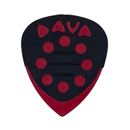 [6024] Dava Control Grip Tips Delrin Picks, 6 Pack
