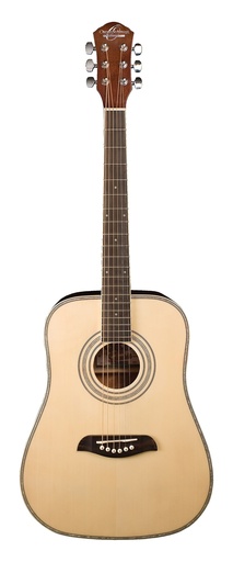 [OG1PAK-A] Oscar Schmidt OG1PAK-A 3/4 Dreadnought Acoustic Guitar Pack, Natural Spruce