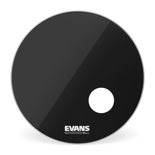 [BD22RB] Evans EQ3 Resonant Black Bass Drum Head, 22 Inch