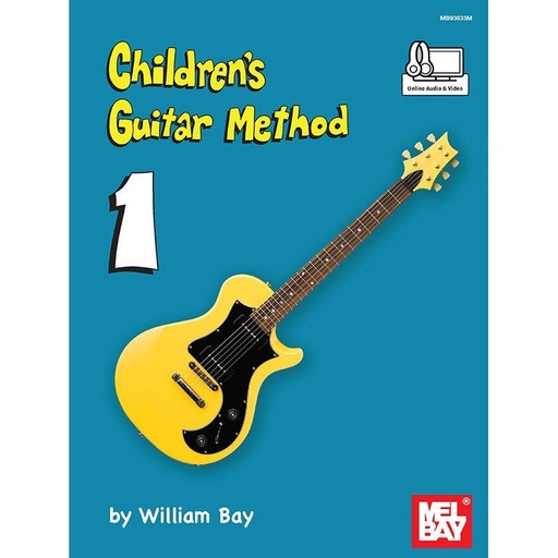[MB93833M] Mel Bay Children's Guitar Method 1 w/ Online Audio