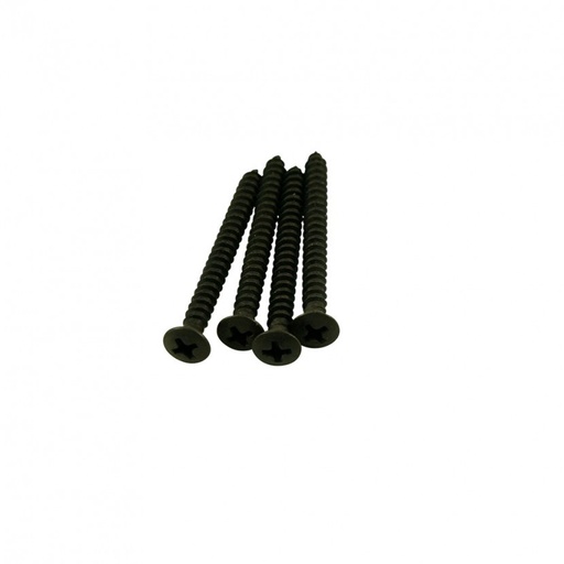 [FNB/P] WD Neck Screw For Fender Style Guitars And Basses, 4 pack, Black