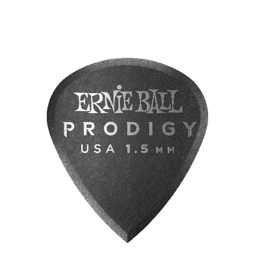 [P09200] Ernie Ball 1.5mm Black Mini Prodigy Picks 6-pack  