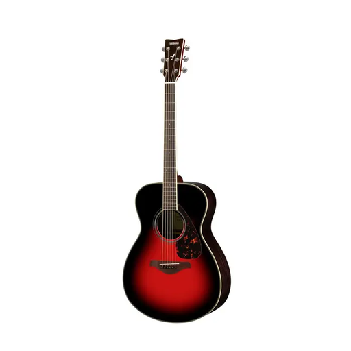 [FS830 DSR] Yamaha FS830 Small Body Guitar, Solid Sitka Spruce Top, Dark Sun Red