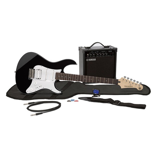 [GIGMAKER EG-BLACK] Yamaha GigMaker Electric Guitar Starter Pack, Black