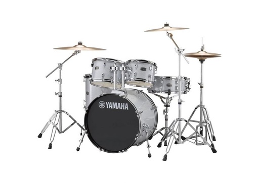 [RDP0F56WSLG] Yamaha RDP0F56W Rydeen Drum Kit with 20" Bass and Hardware, Silver Glitter