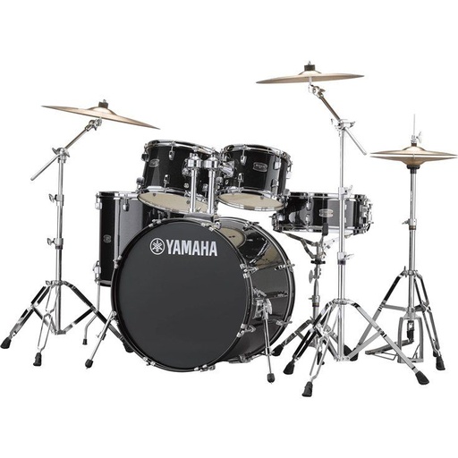 [RDP2F56WBLG] Yamaha RDP2F56W Rydeen Drum Kit with 22" Bass and Hardware, Black Glitter