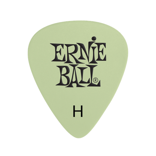 [P09226] Ernie Ball Super Glow Cellulose Picks Heavy 12-pack  