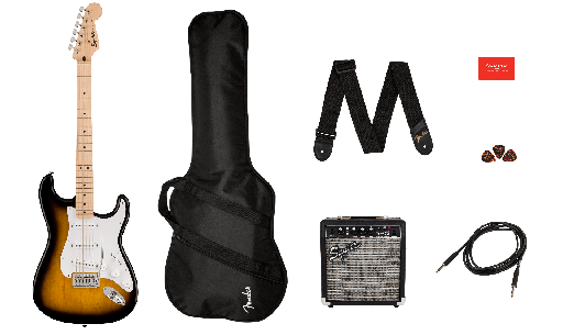 [0371720003] Squier Sonic® Stratocaster® Pack, Sunburst