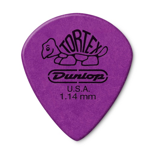 [498P114] Dunlop Tortex Jazz III XL Picks, 1.14mm, 12 Pack