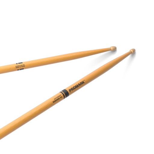 [R5AAGC] ProMark Rebound 5A ActiveGrip Clear Hickory Drumstick, Acorn Wood Tip