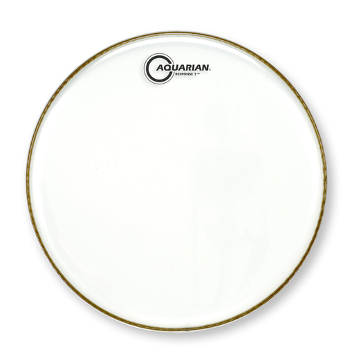 [RSP2-13] Aquarian Response 2 Clear Drum Head, 13"