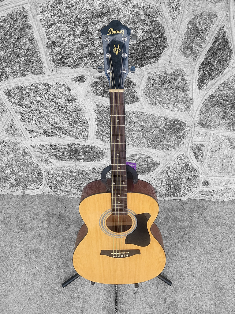 Ibanez IJVC50 Grand Concert Acoustic - Bridge Lift