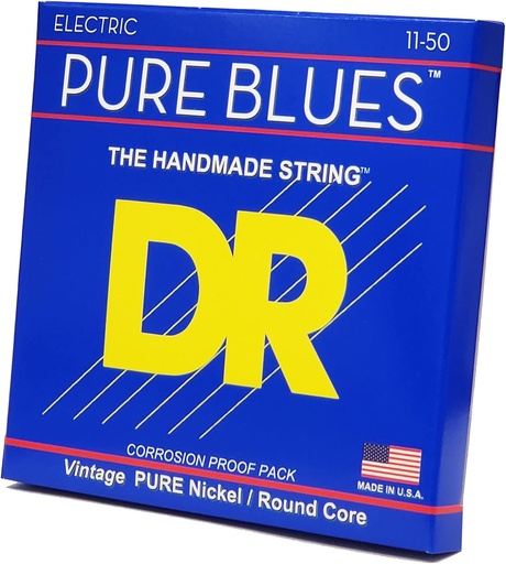 [PHR-11] DR PHR-11 Pure Blues Electric Guitar Strings, 11-50