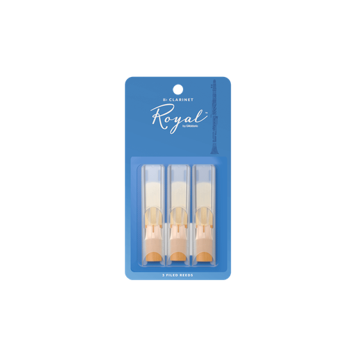 [RCB0320] Royal by D'Addario Bb Clarinet Reeds, Strength 2, 3-pack