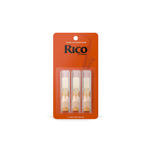 [RJA0315] Rico by D'Addario Alto Sax Reeds, Strength 1.5, 3-pack