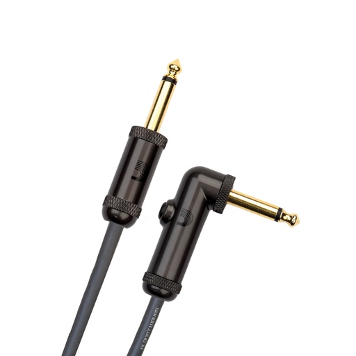 [PW-AGRA-20] D'Addario Circuit Breaker Instrument Cable, Right-Angle, 20 feet