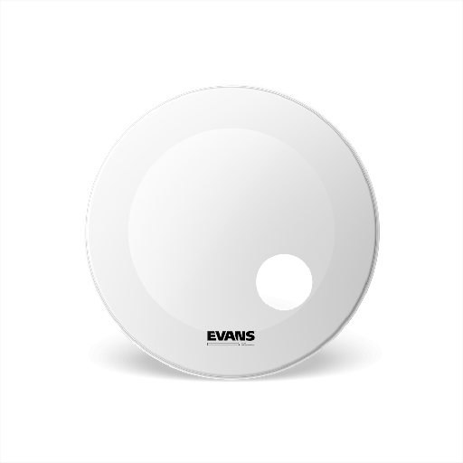 [BD20RGCW] EVANS EQ3 Resonant Coated White Bass Drum Head, 20 Inch