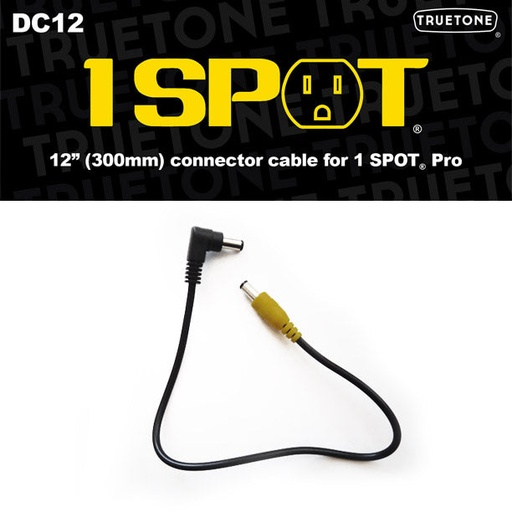 [DC12] Truetone 1 Spot DC12 12" DC Connector Cable
